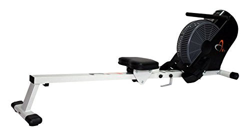 V-fit Cyclone Air Rower - Black/Silver - Gym Store