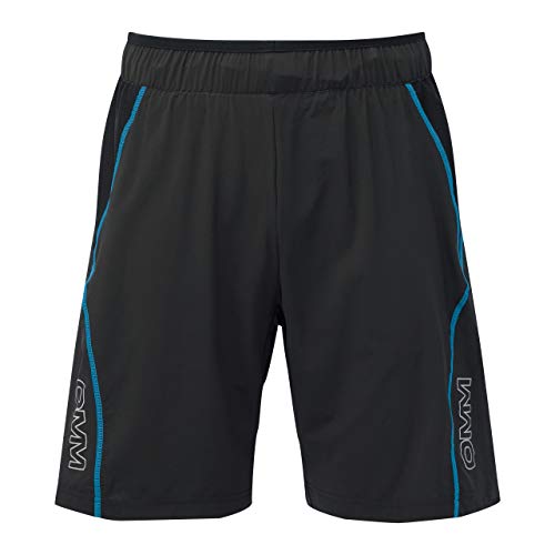 OMM Pace Shorts - Black/Blue, Medium