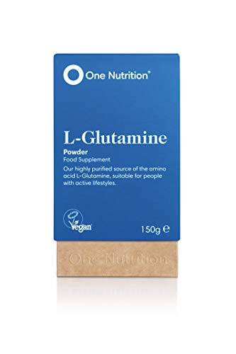 One Nutrition L-Glutamine - Highly Purified Amino Acid - No Fillers - No Binders - SportsNutrition Supplement - 150g Powder