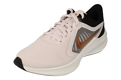 NIKE Womens Downshifter 10 Running Trainers CI9984 Sneakers Shoes (UK 5.5 US 8 EU 39, Light Violet Metallic Copper 501)
