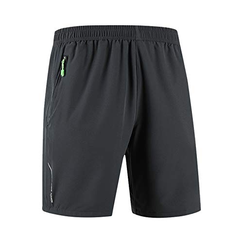 Goosuny Sports Shorts for Men Ultralight Quick Dry Gym Shorts Casual Workout Running Shorts Athletic Fitness Jogger Shorts with Zip Pockets Plus Size Loose Training Shorts