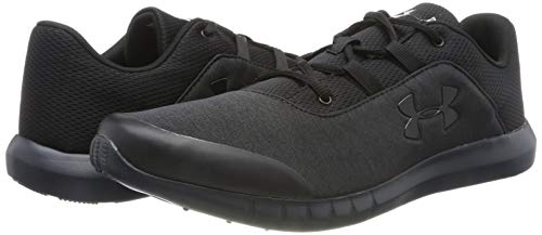 Under Armour Men's UA Mojo Fast-Drying Running and Gym Shoes, Black/Anthracite/Anthracite, 12 UK