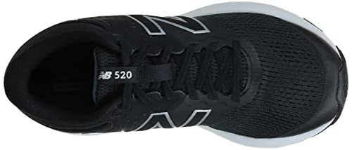 New Balance Men's 520v7 Road Running Shoe, Black Lb7, 10 UK
