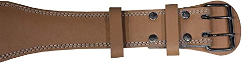 3X Professional Choice Weight Lifting Belt Genuine Leather Pro 6” inches Powerlifting Workouts Deadlift(Brown 6