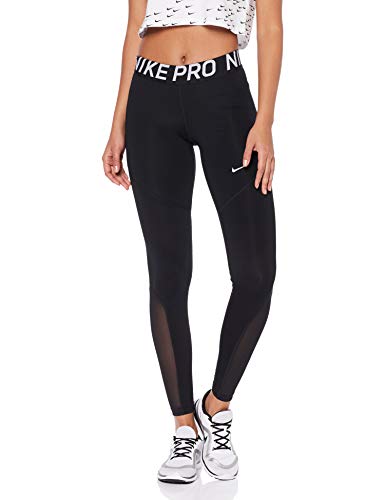 Nike Women's Pro Tight, Black/White, L