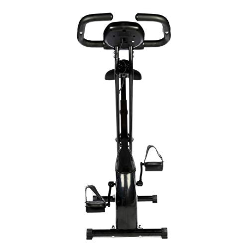 XS Sports B210 Folding Magnetic Exercise Bike - Indoor Fitness Equipment - Stationary Upright Gym Cycle and Foldable Trainer for Home Workout and Cardio