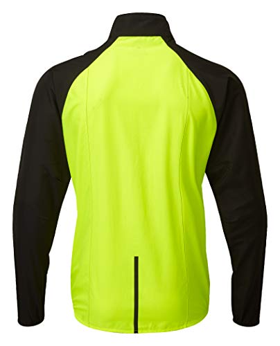 Ronhill Men's Tech Windspeed Jacket, Fluo Yellow/Black, S