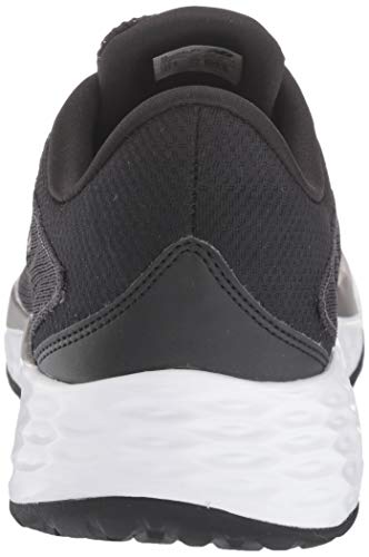 New Balance Men's Fresh Foam Evare Road Running Shoe, Black (Black/Silver/White), 10 UK