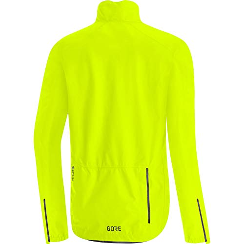 GORE WEAR Men's Cycling Jacket, GORE-TEX PACLITE, XL, Neon Yellow