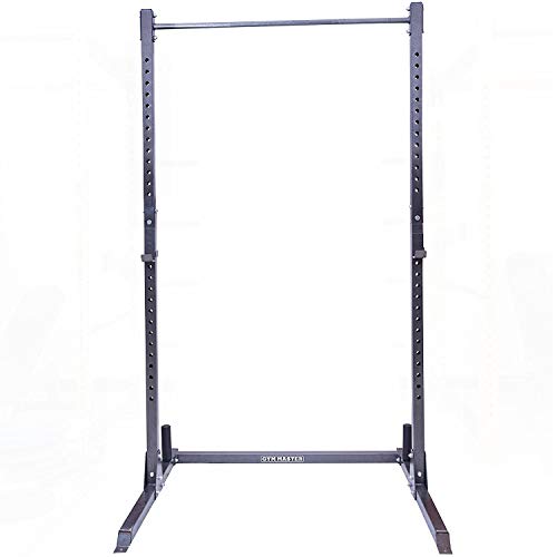 GYM MASTER Adjustable Squat Rack Power Cage and Pull Up Bar