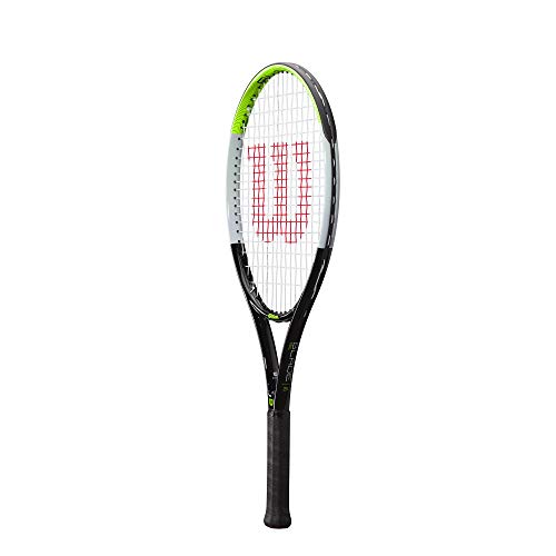 Wilson Blade Feel 25 tennis racket, For children ages 9-10, Aluminium/Fibreglass, Green/Grey/Black, WR055510U