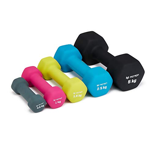 Neoprene Dumbbell Hand Weights Pair Home Exercise for Women Men