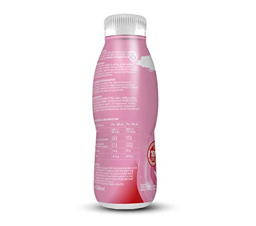 Maximuscle Protein Milk RTD Shake, 330 ml, Strawberry, Pack of 6