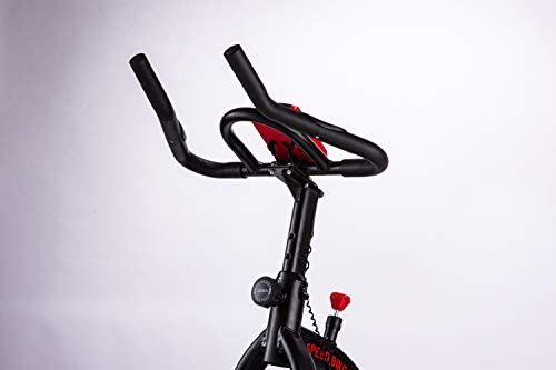 Body Sculpture Unisex's BC4617 Exercise Bike, Black/Red, 110 x 51 x 114cm