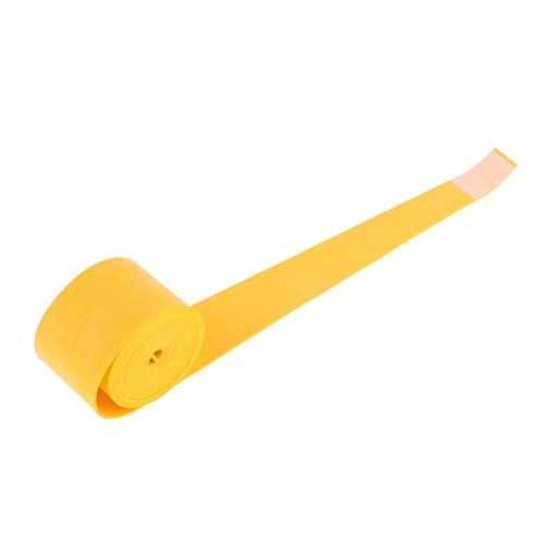 Hellery 2pcs Breathable Tennis Racquet Anti- Sweatband Over Grip Tape Badminton - Yellow