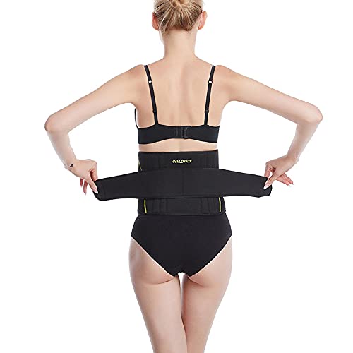 Abdomen belt fitness protective gear weightlifting bodybuilding fitness training sports protective pressure sweating belt unisex-B_L
