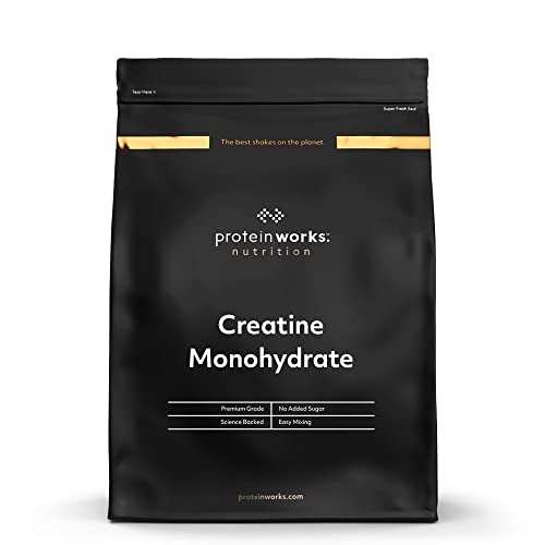 Protein Works - Creatine Monohydrate Powder | 100% Pure & Fine | Premium Grade Supplement For Lean Muscle Growth | Vegan | Unflavoured | 500 g - Gym Store | Gym Equipment | Home Gym Equipment | Gym Clothing