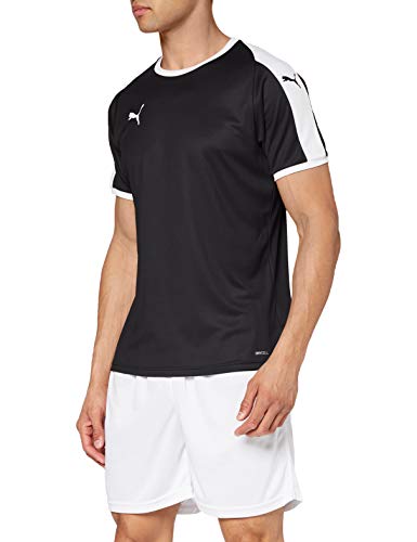 PUMA LIGA Jersey T-Shirt - Black/White, Large
