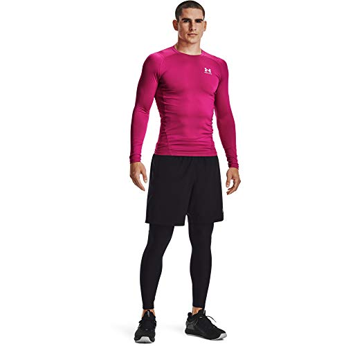Under Armour Men UA HG Armour Leggings, Comfortable and robust gym leggings,  lightweight and elastic thermal underwear with compression fit