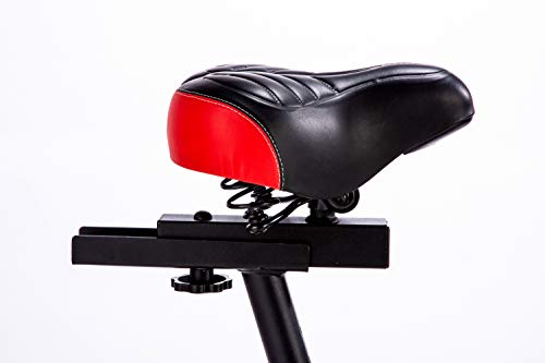 Body Sculpture Unisex's BC4617 Exercise Bike, Black/Red, 110 x 51 x 114cm
