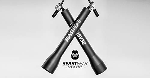 beast gear skipping rope Beast Rope by Beast Gear – Speed Skipping Rope for Fitness, Conditioni– Gym Store