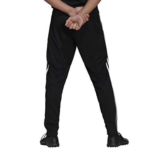 adidas Men's Standard Tiro 19 Pants, Black/White, Medium