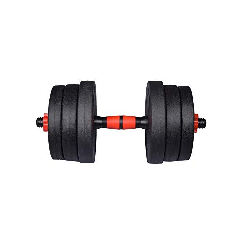 Exersci Multifunctional Adjustable Dumbbell, Barbell Weight Lifting Set 20kg/30kg (20)