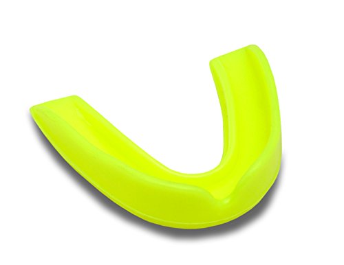 Make or Break PROTECTIVE GEAR GUM-SHIELD MOUTH GUARD SPORTS RUGBY FOOTBALL HOCKEY BOXING BOIL BITE MMA KARATE DENATL GUARD (Yellow, Junior)