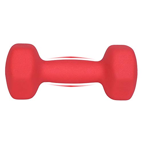 SONGMICS Women's SYL66RD Set of 2 Dumbbells - 2 x 3.0 kg - Red, 20 x 8.5 cm