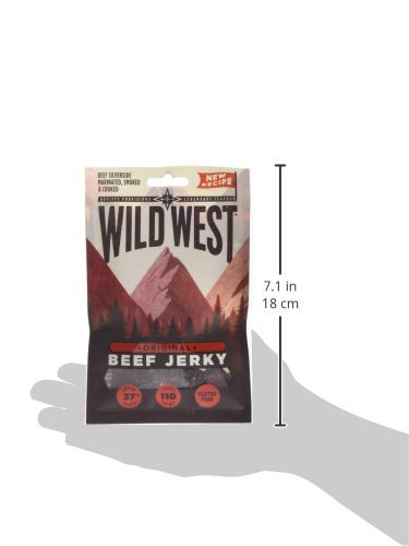 Wild West Original Beef Jerky, 35 g, Pack of 12