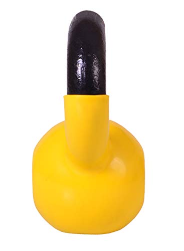 MAR INTERNATIONAL Kettlebell Vinyl Coated Weight Gym Fitness Aerobic Exercise Fitness Weight Accessory Gym (4)