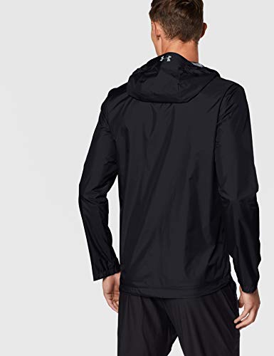 Under Armour Forefront Rain Jacket Jacket, Men Black, Black / / Steel (001), X-Large