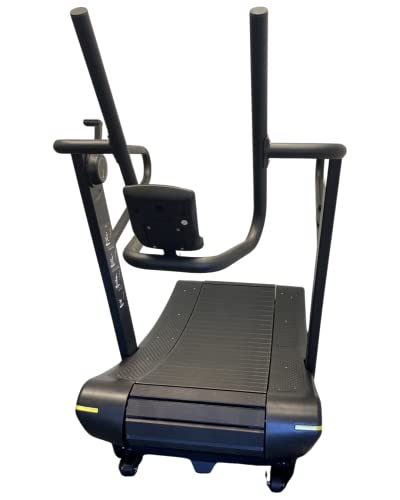 Legion Fitness Equipment - Curved Treadmill Self Powered - Sprint Training - Smart Digital Display - Mutli Resistance Settings - Heavy Duty Hand Rails for Sprint Set Transition