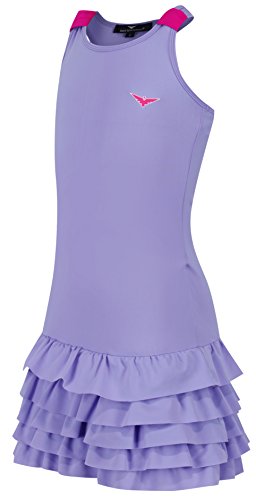 Bace Girls Purple tennis dress frill skirt, Junior Tennis dress, Girls Netball team outfit, Girls Golf dress, Girls Sportswear (11-12 years old)