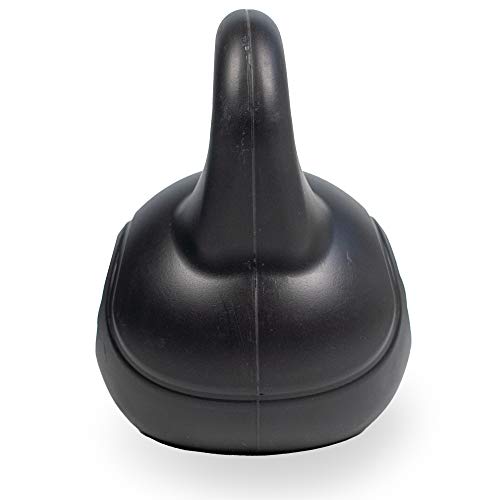 Phoenix Fitness 20KG Black Vinyl Kettlebell - Heavy Weight Kettle Bell for Strength and Cardio Training - Kettlebells for Home and Gym Fitness Workout Equipment for Bodybuilding and Weight Lifting