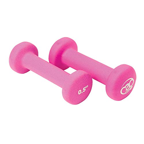 Fitness Mad Neo Dumbbells (Pack of 2), Pink, 0.5Kg