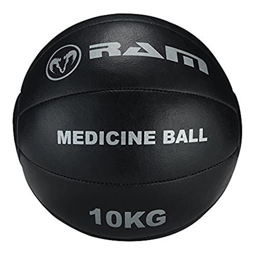 Ram Rugby Medicine Balls - 4 sizes 3KG - 5KG - 10KG - 15KG - Perfect Fitness and Weight Training (10)