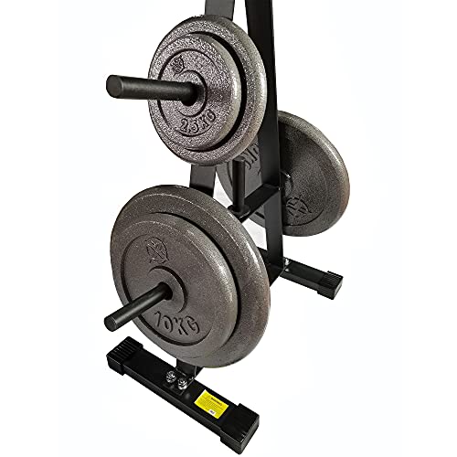 RIP X 1" Standard Weight Plate Rack Tree - Gym Store