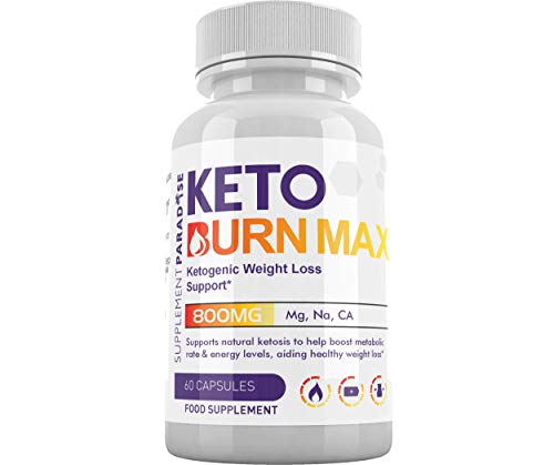 Keto Burn Max - Ketogenic Weight Loss Support for Men & Women - 1 Month Supply - SUPPLEMENT PARADISE