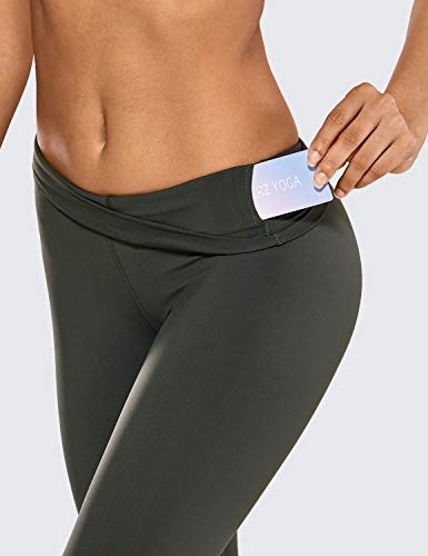 CRZ YOGA Women's Naked Feeling High Waist Tight Yoga Pants Workout Gym Leggings-25 Inches Olive Green-R009 12 - Gym Store | Gym Equipment | Home Gym Equipment | Gym Clothing