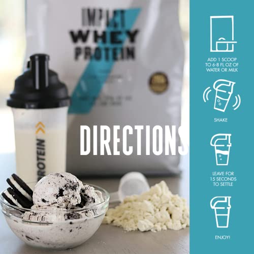 MyProtein Impact Whey Protein, Cookies & Cream, Pouch, 1kg