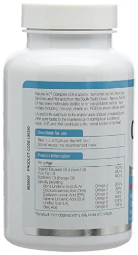 Natures Aid Complete EFA (Essential Fatty Acids) Omega 3 6 + 9 90 Caps