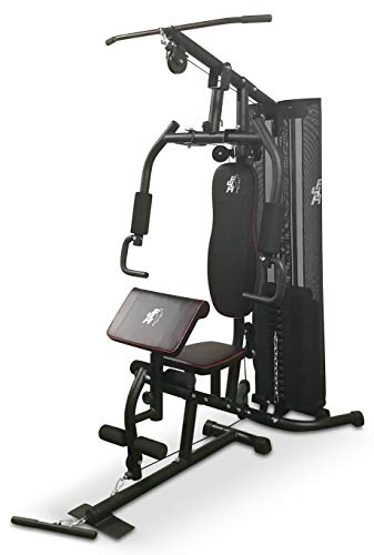Fit4Home 7080A (68 KG) Multi Gym Home Gym Equipment Workout Station Home Workout… (Gunmetal Black)