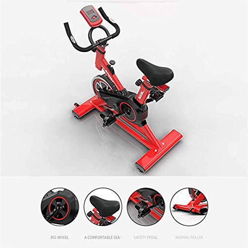 YourBooy Professional Indoor Cycling with Arm Support, 22KG Flywheel, Pulse Belt Compatible Speedbike,Ergometer Up To 100Kg,Black