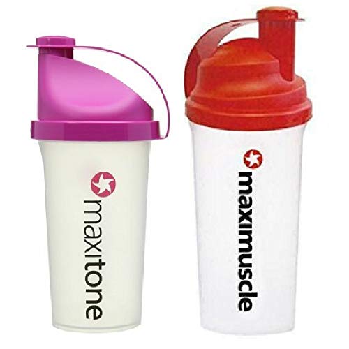 Maximuscle 700ml Shaker + Maxitone 500ml Shaker His & Hers