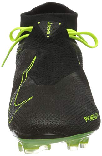 Nike Nike Phantom Vision Elite Dynamic Fit Fg, Unisex Adult's Football Football Boots, Multicolour (Black/Black/Volt 7), 9.5 UK (44.5 EU)