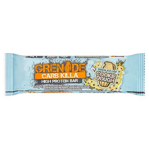 Grenade Carb Killa High Protein Bar, Chocolate Chip Cookie Dough, 60g
