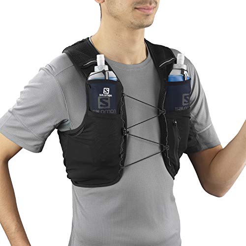 Salomon ADV Hydra Vest 4 Unisex Hydration Vest 4L 2x Soft Flasks Incl. Trail Running Hiking