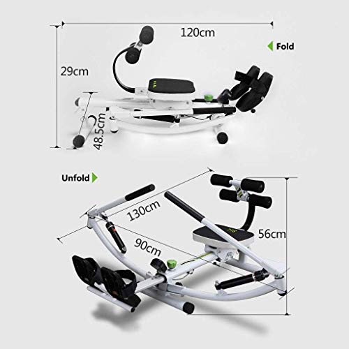 AMZOPDGS Foldable Rowing Machines Adjustable Rower Rowing Machine Home Exercise/Fitness Equipment