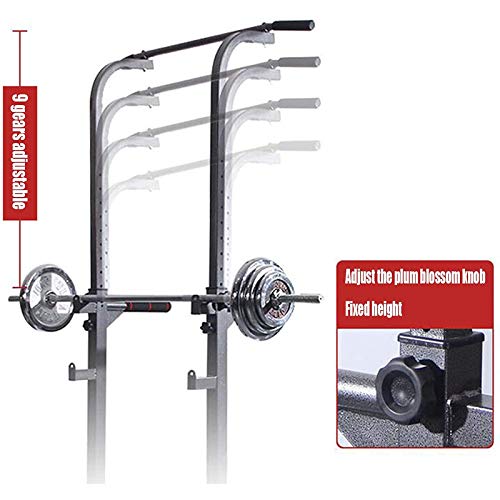 ZYQDRZ Indoor Parallel Bar Rack, Fitness Home Pull-Up Equipment, Multifunctional Horizontal Bar, Power Tower, Barbell Rack,Yellow